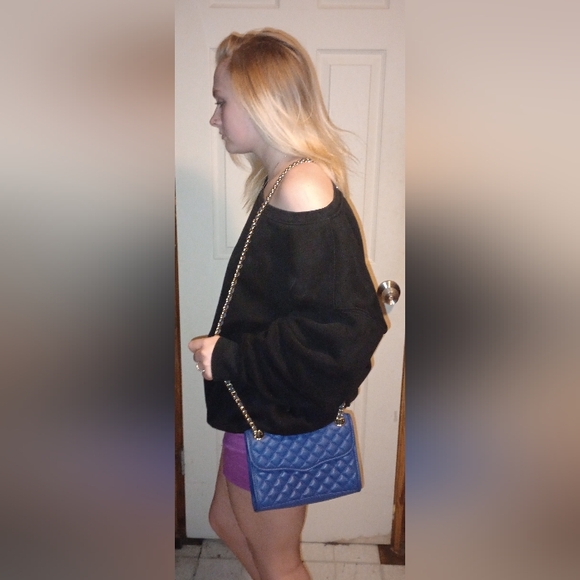 Rebecca Minkoff Classic Quilted Mini Affair Shoulder Bag - Picture 14 of 14